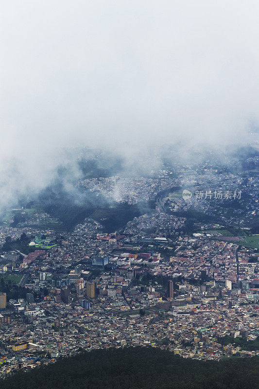 厄瓜多尔基多的城市景观