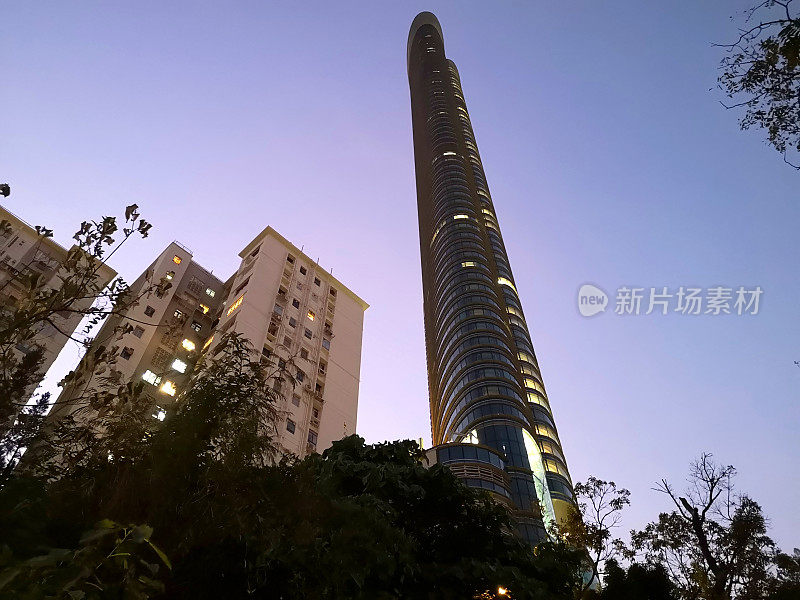 港岛跑马地高崖住宅摩天楼