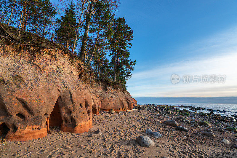 Vidzeme的海滨