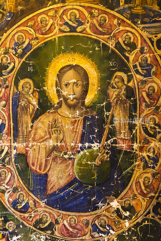 中世纪著名画家画的圣经片段。