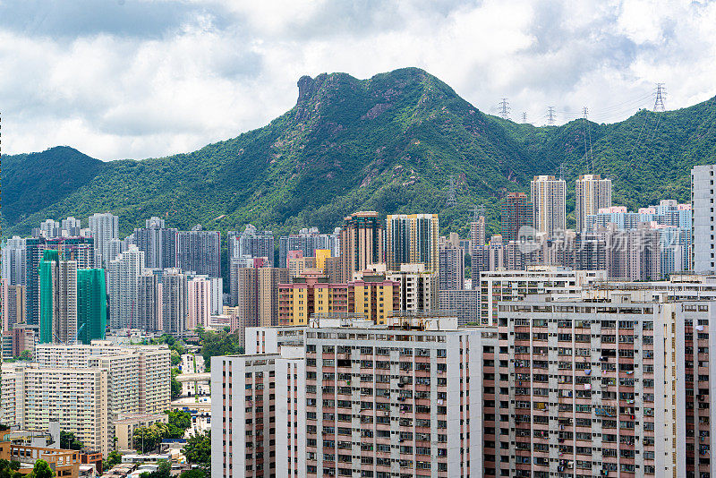 香港的公寓大楼