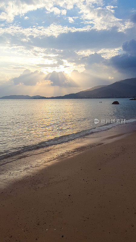 泰国苏梅岛的海滩。