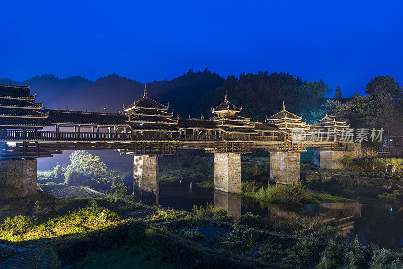 中国三江城阳风雨桥