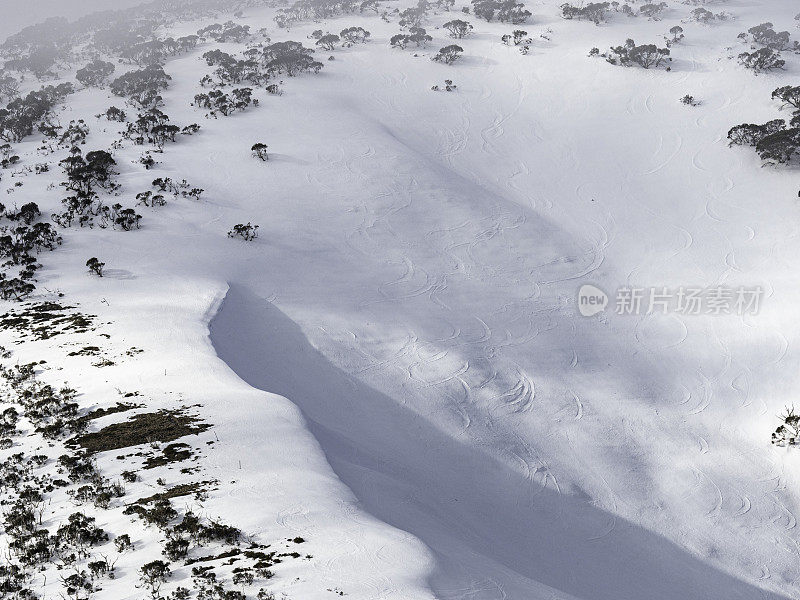 霍瑟姆山的雪