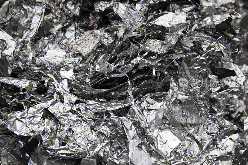 回收回收的铝金属