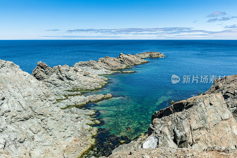 低头，保姆洞和睡眠湾小径，乌鸦头，Twillingate，加拿大