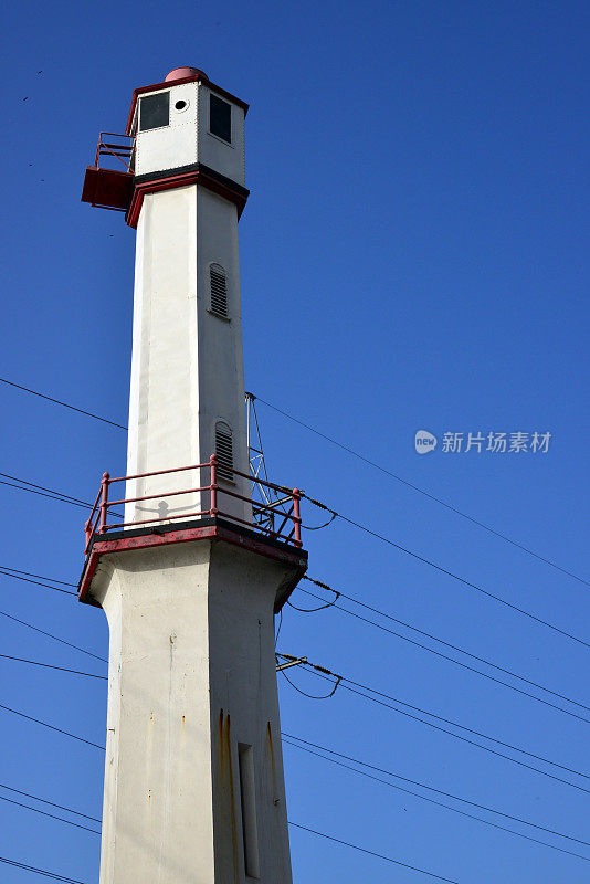 圣文森特码头灯塔，西班牙港，特立尼达和多巴哥