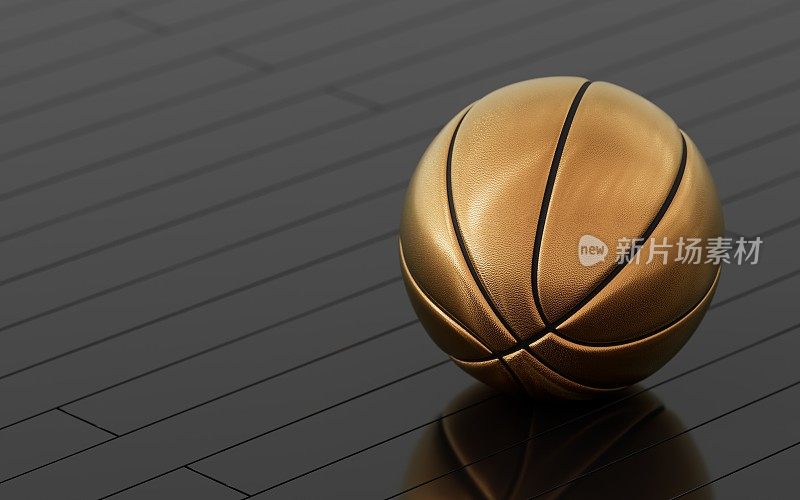 金色篮球，多个篮球在简单的背景