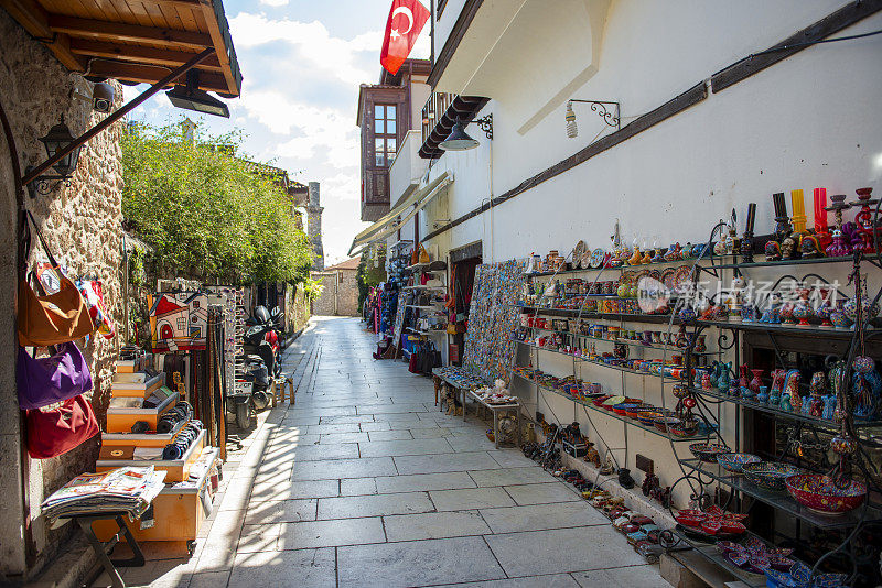 纪念品店——土耳其安塔利亚古城
