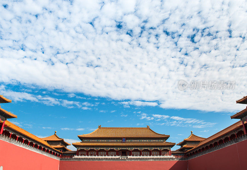 北京故宫大门，午门