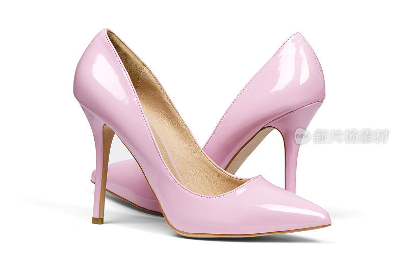 粉红色地狱高鞋
