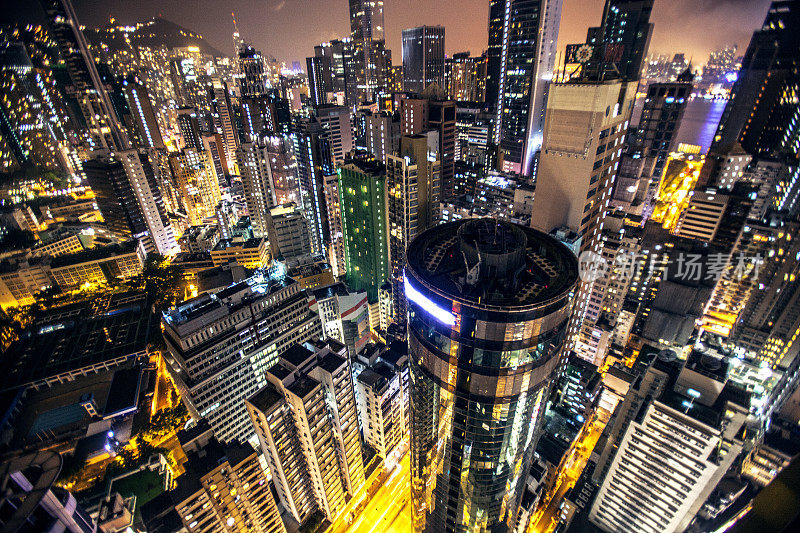 香港的城市。