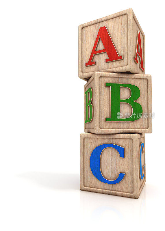 ABC字母块堆栈