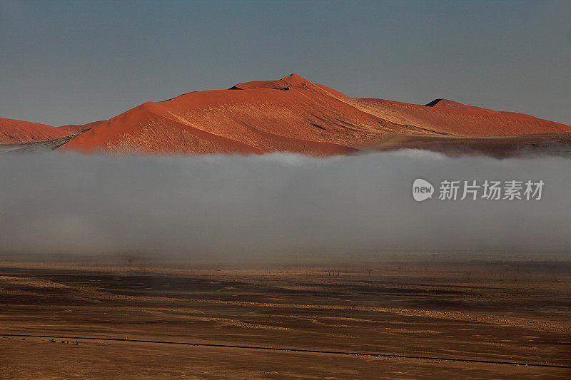 雾中的沙丘