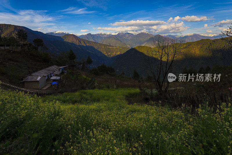 云南梅里雪山峡谷