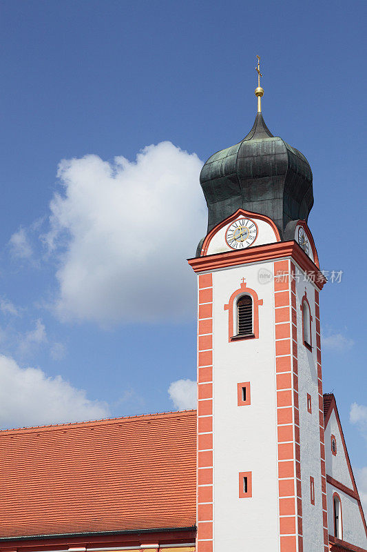 巴伐利亚教堂:兰根巴赫的圣尼古拉教堂