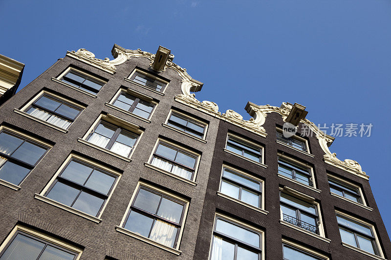 阿姆斯特丹三角墙的房子