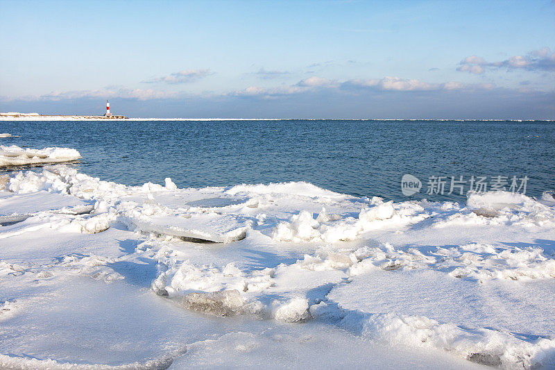 冬天的湖