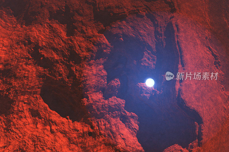 神秘的光球在火星上空盘旋