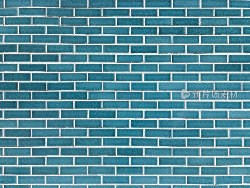 蓝色瓷砖墙
