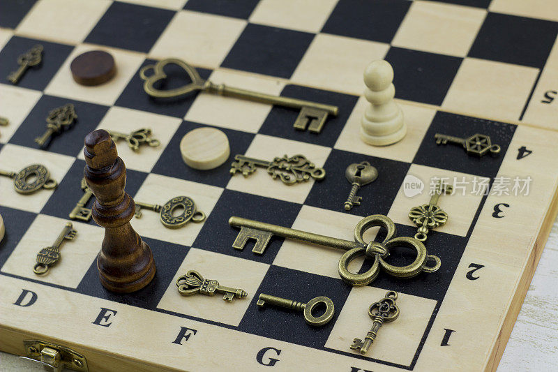 国际象棋国王和老钥匙