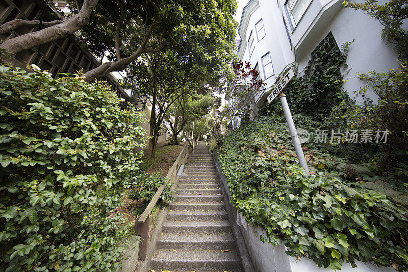 旧金山街楼梯