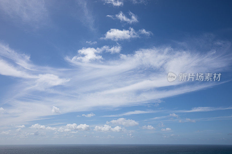 戏剧性的cloudscape