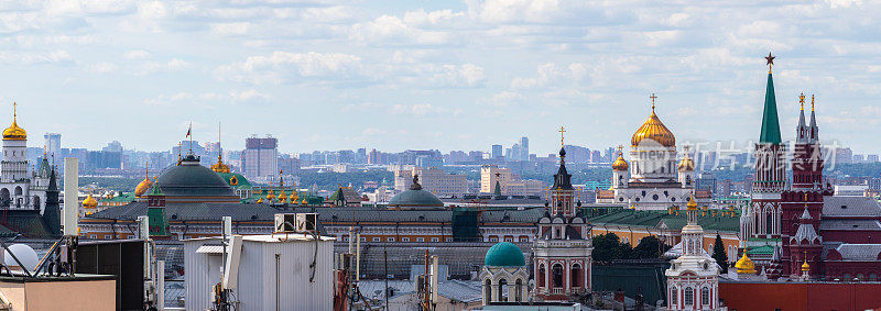 莫斯科天际线全景
