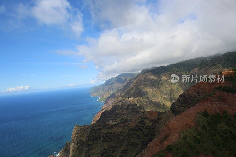 Napali考艾岛海岸