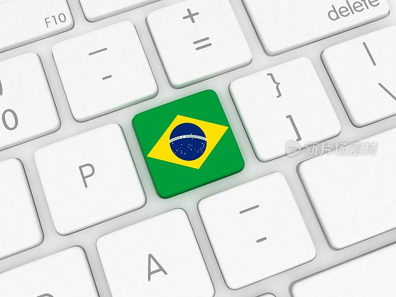 巴西国旗键盘