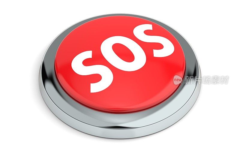 红色的SOS按钮