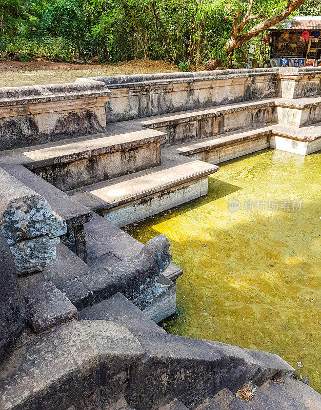 皇家池塘，Polonnaruwa，斯里兰卡