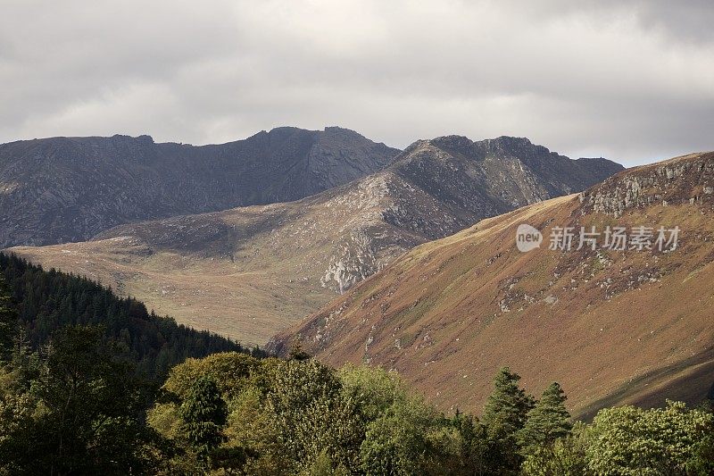 苏格兰山场景