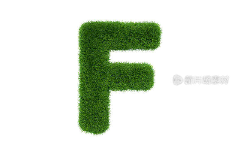 大写字母F和草