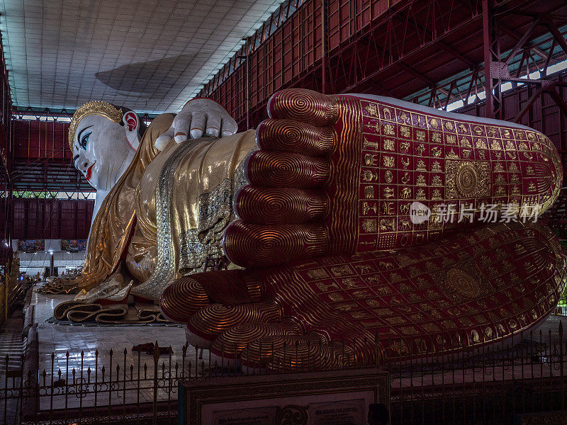 卧佛寺，仰光，缅甸
