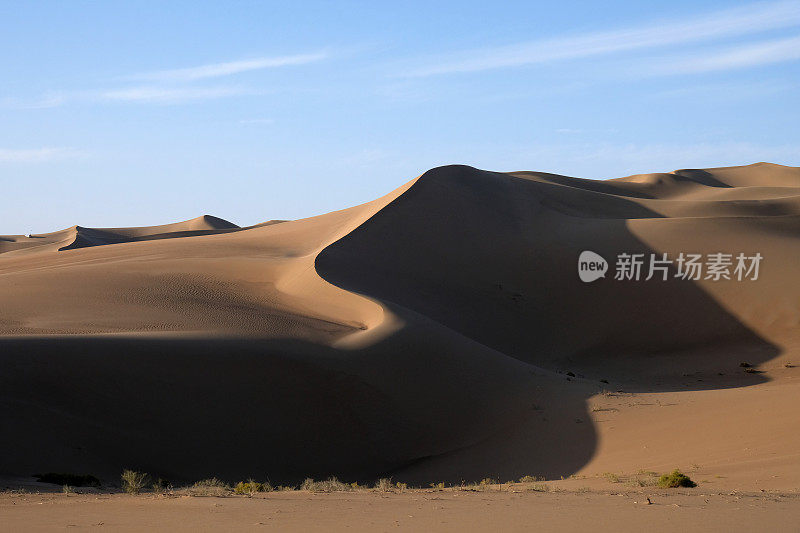 巴丹吉林沙漠沙丘，中国内蒙古