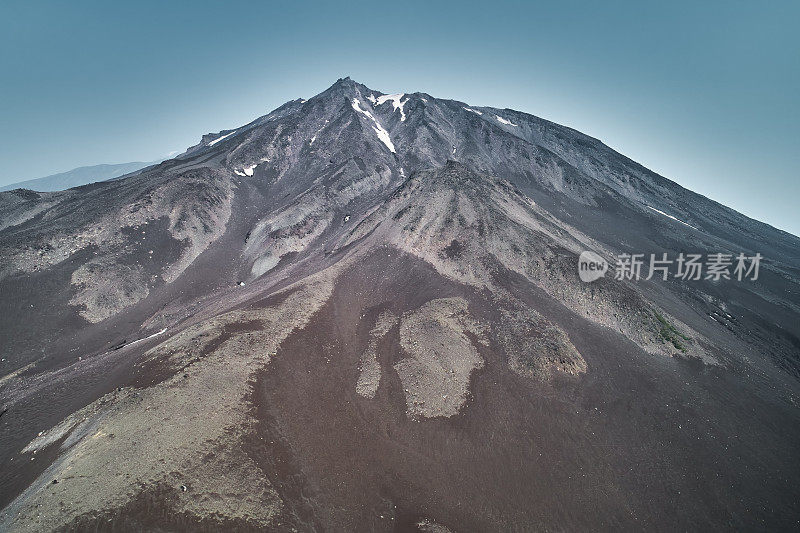 科兹尔斯基火山航拍。