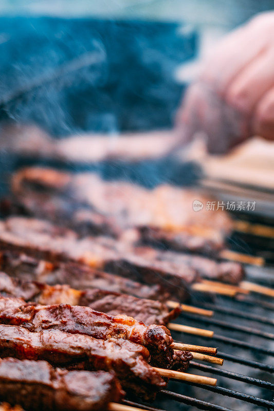 美味的烤肉