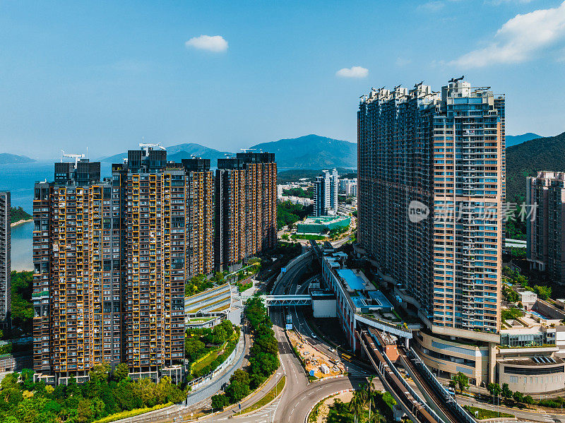 香港马鞍山的居民大厦