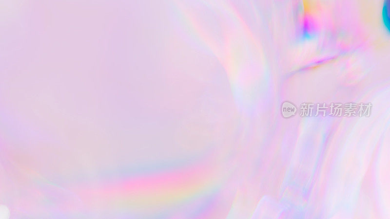 彩虹多色全息渐变光效3d渲染抽象背景