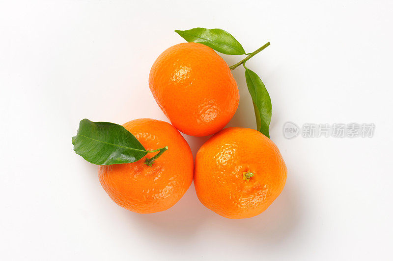 橘子用树叶