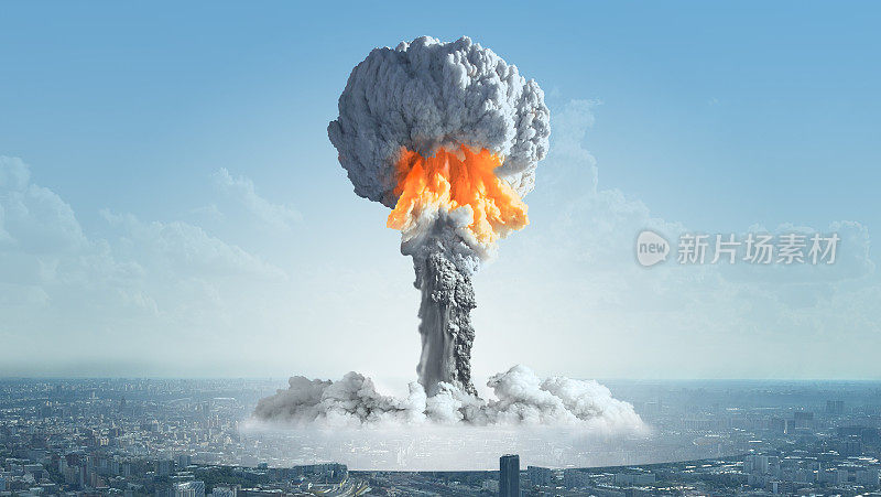一枚核弹在这个城市爆炸。