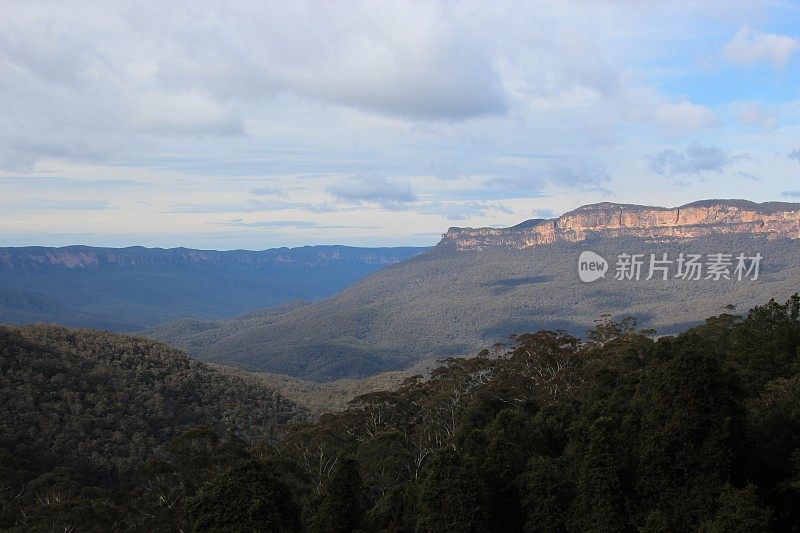 蓝山澳大利亚新南威尔士州自然美景山旅游
