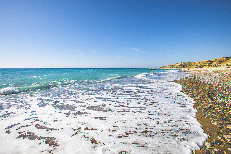 地中海海滩。