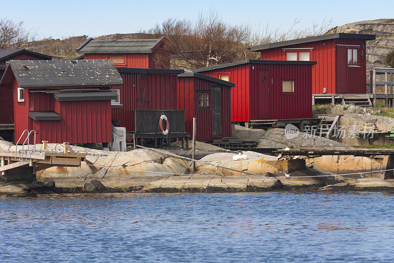瑞典西海岸的海滨别墅