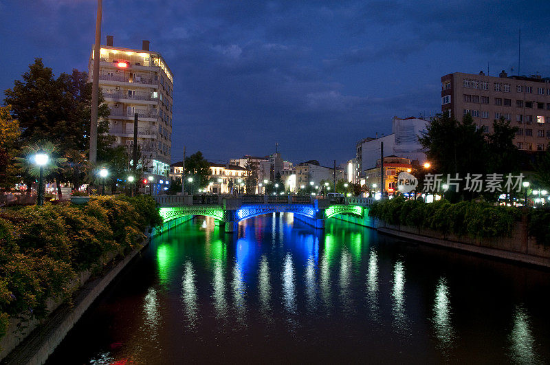 土耳其埃斯基希尔夜景