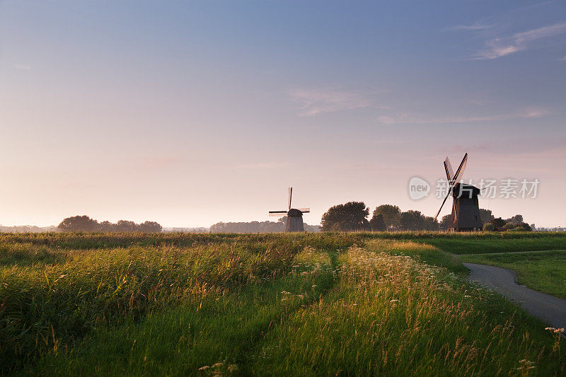 荷兰:荷兰风车