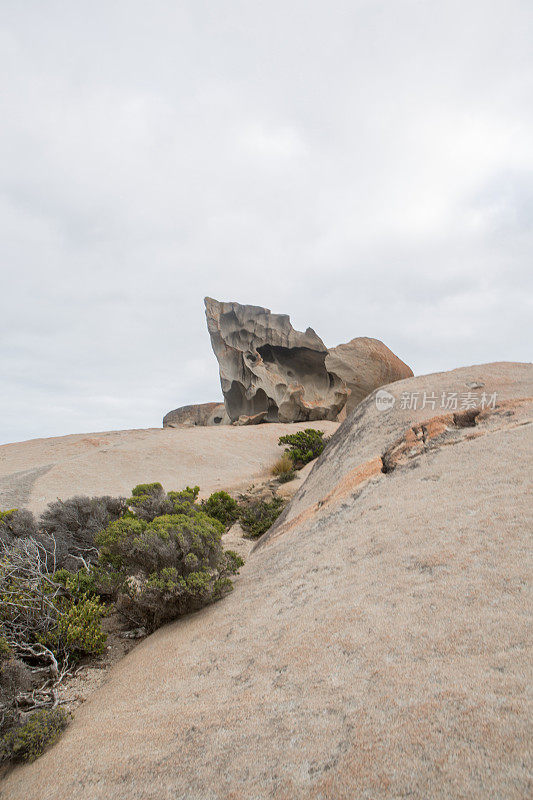 澳大利亚弗林德的蔡斯国家公园中奇异的岩石——袋鼠岛