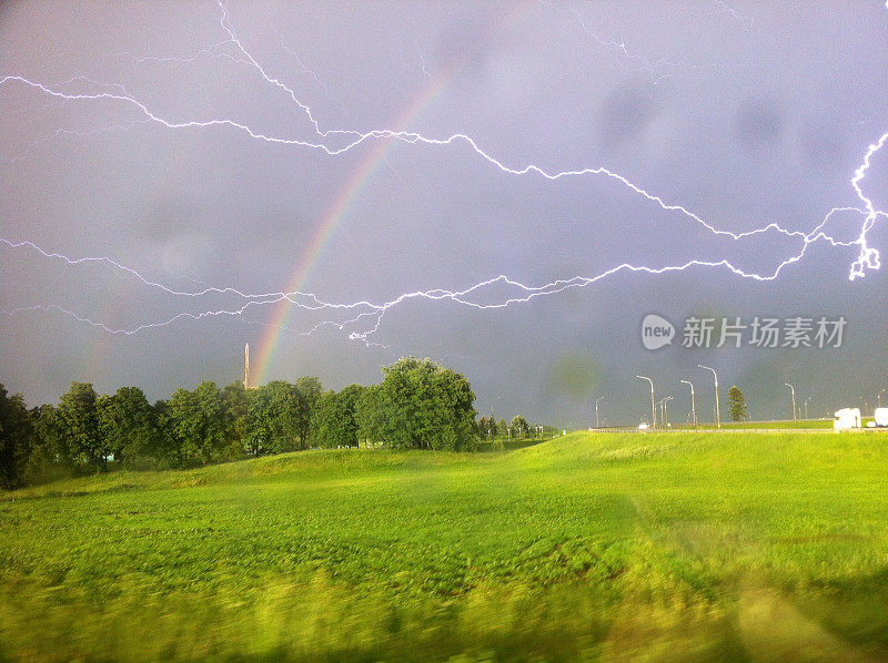 闪电和雷声