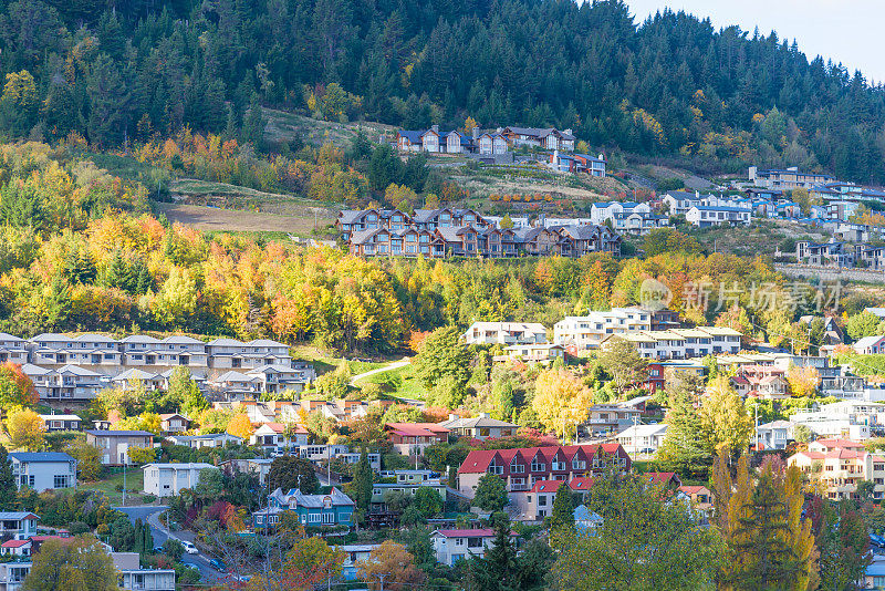 昆斯敦南岛法玛斯的全景